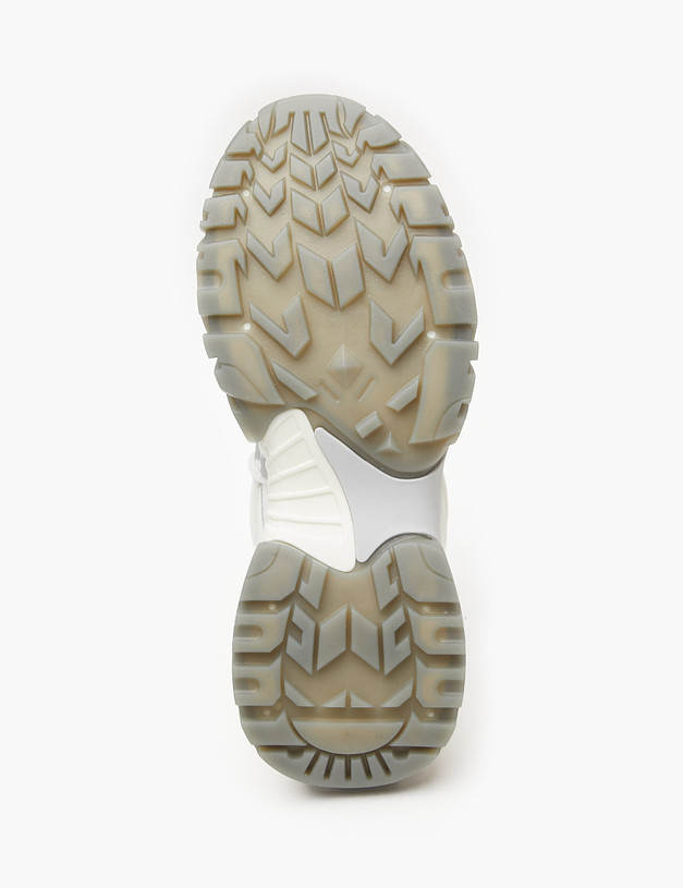 Белые массивные женские кроссовки MASCOTTE 64-310122-0201 | ракурс 7
