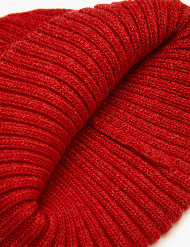 Красная женская шапка MASCOTTE 781-3231-7505 | ракурс 4