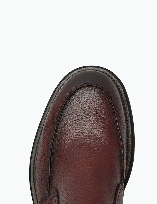Коричневые мужские ботинки на молнии MASCOTTE 175-322525-0109 | ракурс 5