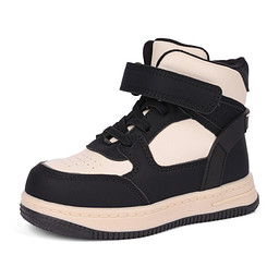 201-42BO-172ST Ботинки для активного отдыха мальчиковые и.кожа/текстиль бел-черн, ZENDEN first