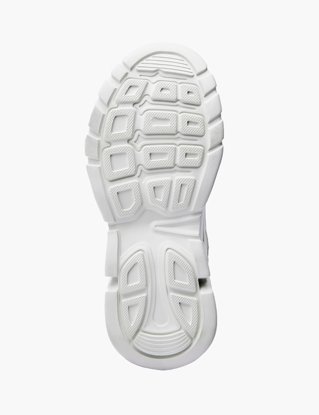 Белые массивные женские кроссовки MASCOTTE 151-310121-0601 | ракурс 5