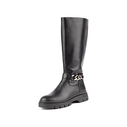 245-32WK-881SW Сапоги женские и.кожа/и.мех черн, INSTREET