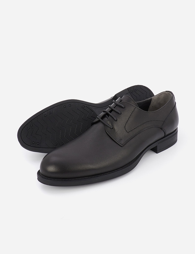 Черные мужские туфли MASCOTTE 128-121619-0102 | ракурс 7