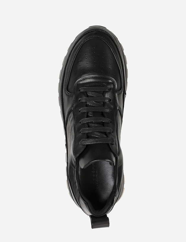 Черные мужские кроссовки MASCOTTE 128-125021-0102 | ракурс 5