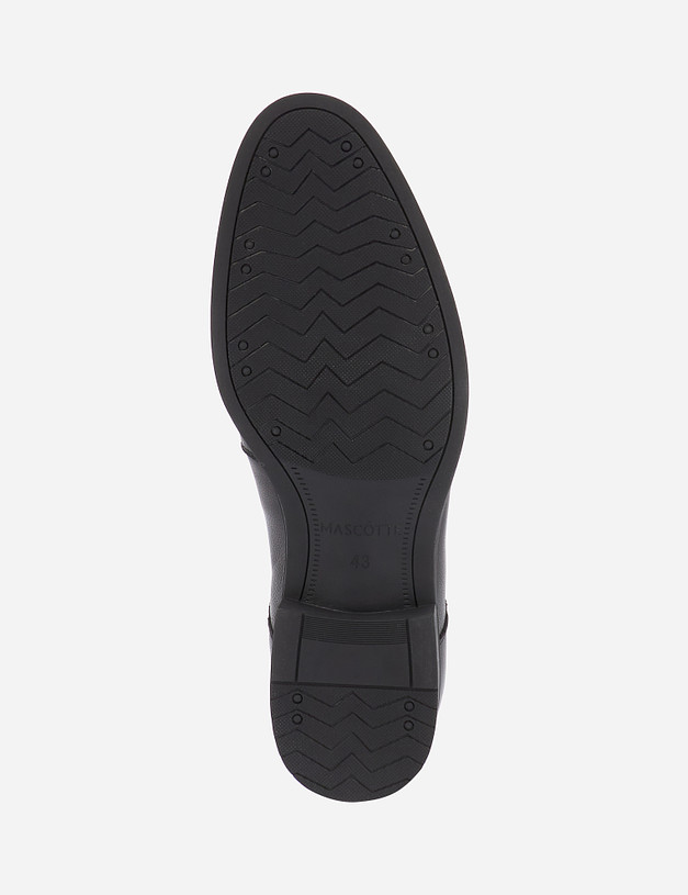 Черные мужские туфли MASCOTTE 128-121619-0102 | ракурс 6