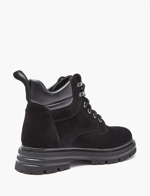 Черные женские зимние ботинки MASCOTTE 233-320632-0202 | ракурс 3