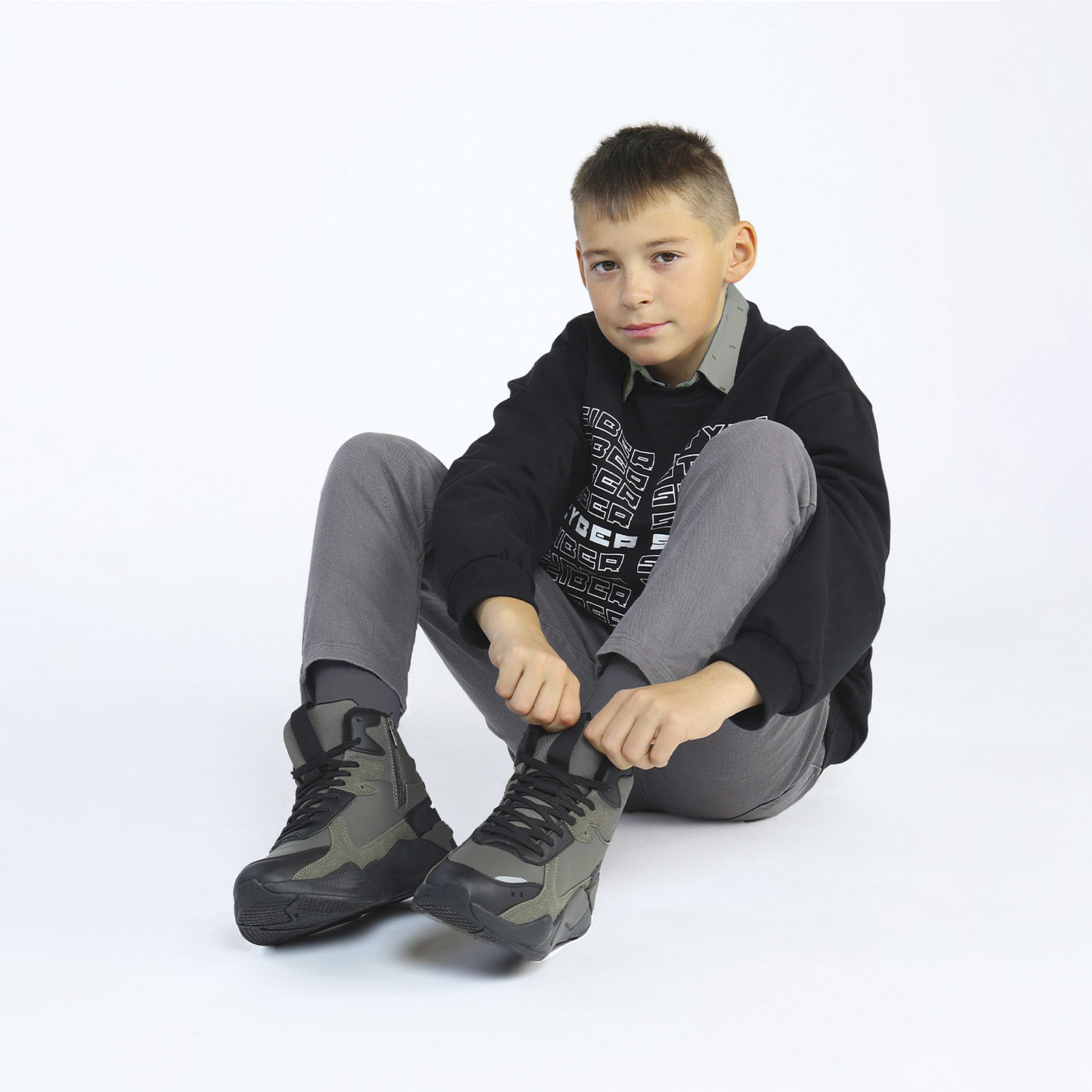 Кроссовки высокие для мальчиков Pulse 189-12BO-514SR фото