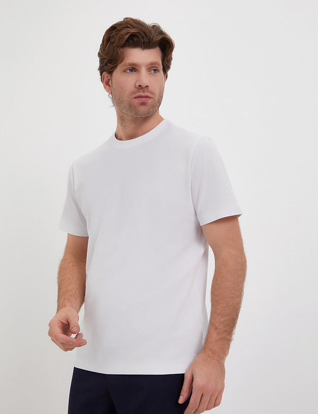 Белая мужская футболка MASCOTTE 873-4105-2601 | ракурс 2