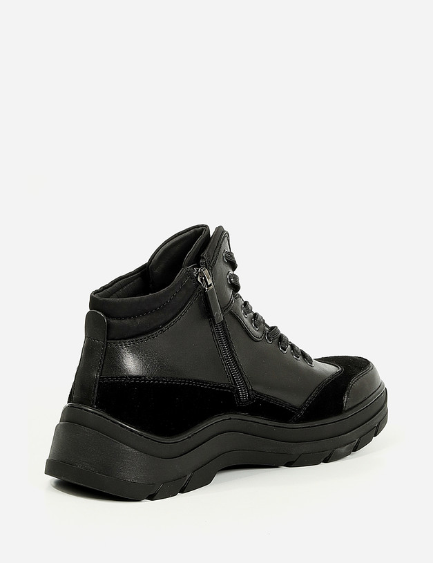 Черные мужские ботинки из кожи MASCOTTE 22-1213724-0102 | ракурс 4