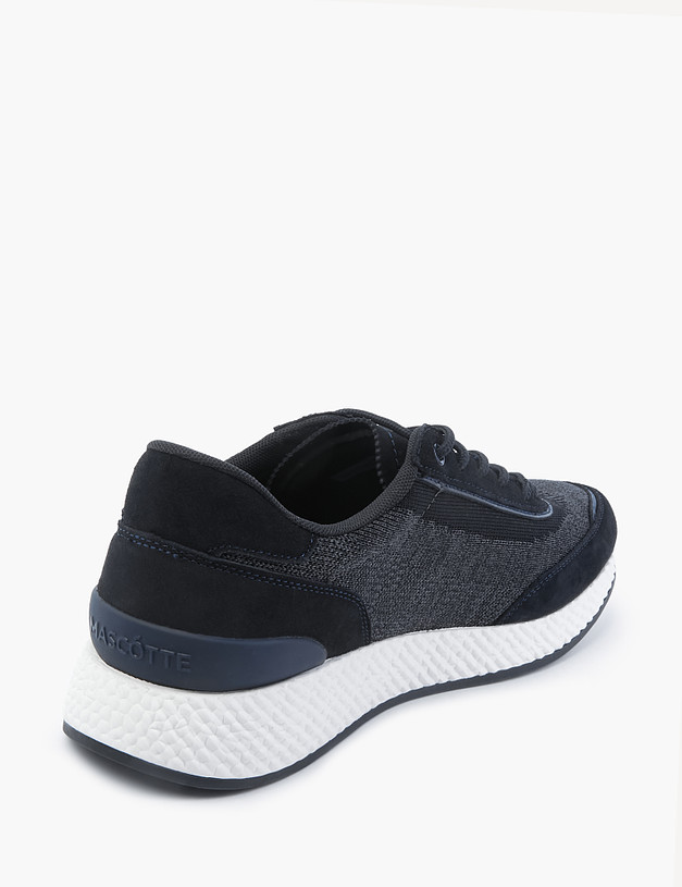 Темно-синие мужские кроссовки на белой подошве MASCOTTE 189-2131622-0203 | ракурс 3