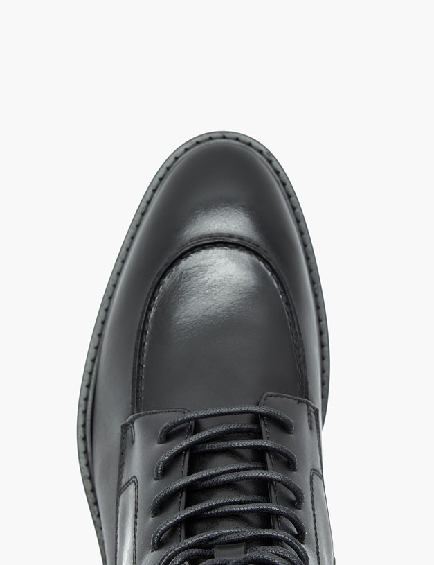 Черные кожаные мужские ботинки MASCOTTE 22-320822-0102 | ракурс 4