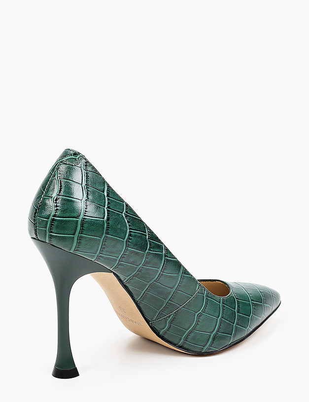 Зеленые женские туфли на шпильке MASCOTTE 09-0288711-5134M | ракурс 3