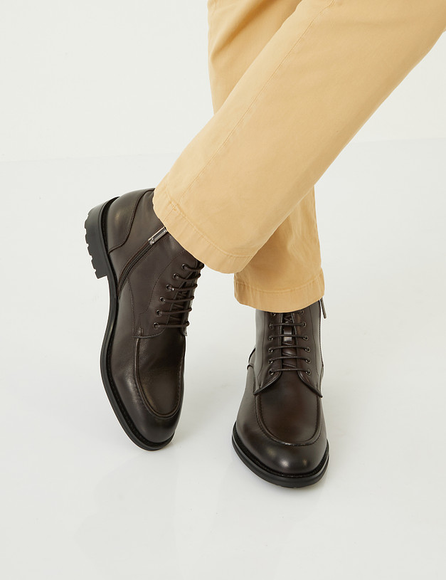 Коричневые мужские ботинки MASCOTTE 128-120328-0109 | ракурс 1