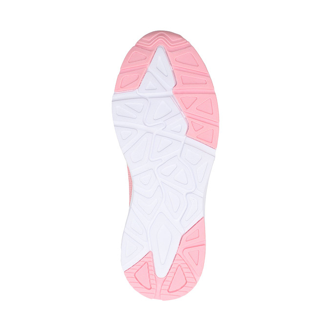 Розовые детские кроссовки для девочки из текстиля и искусственной кожи MUNZ YOUNG