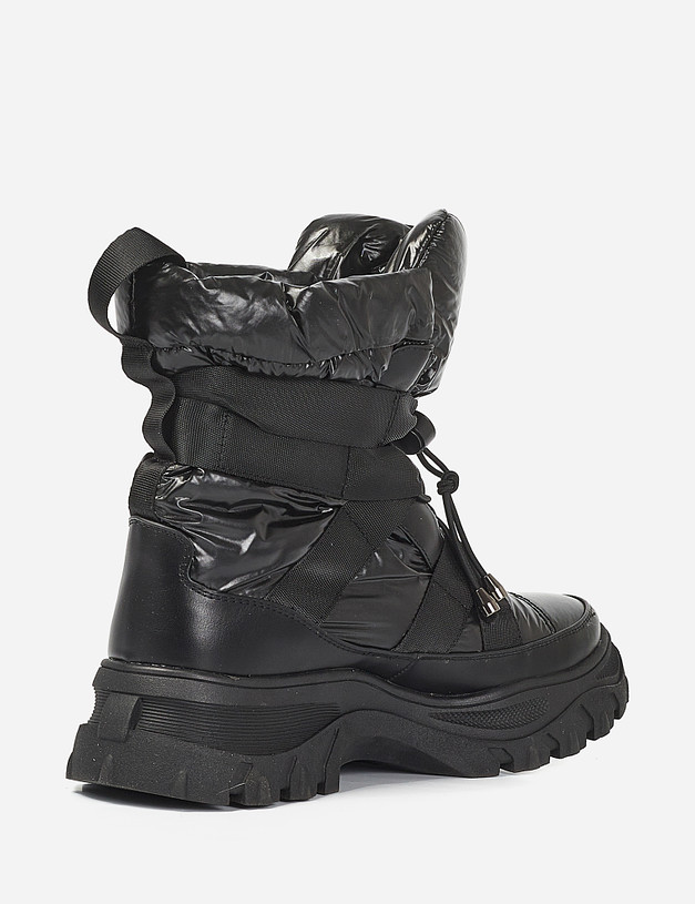 Черные женские ботинки MASCOTTE 25-920143-0202 | ракурс 4