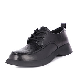 58-42WA-011VK Полуботинки женские кож.спилок/нат.кожа-текстиль черн, Zenden