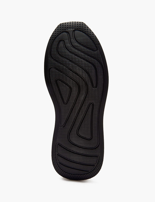 Черные женские кеды с пушистыми шнурками MASCOTTE 156-410921-0602 | ракурс 6