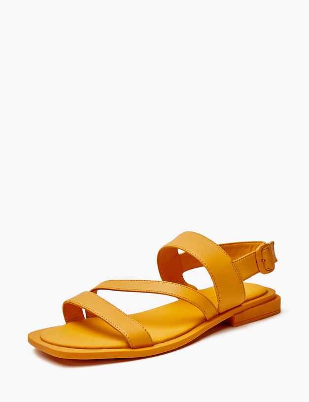 Оранжевые женские сандалии из натуральной кожи MASCOTTE 94-410811-0513 | ракурс 2