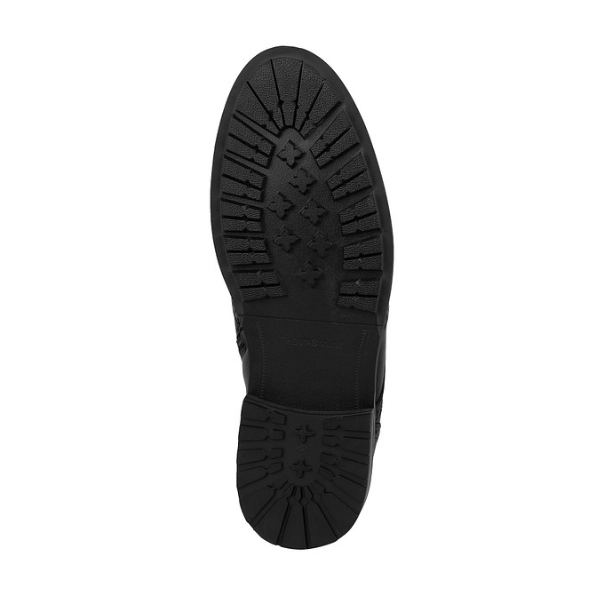 Черные мужские кожаные ботинки "Томас Мюнс"
