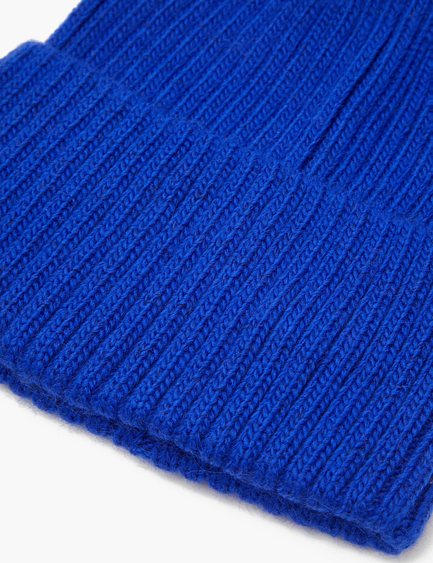 Синяя женская шапка MASCOTTE 781-3231-7503 | ракурс 3