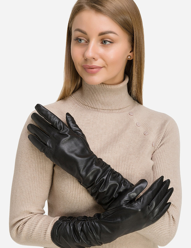 Женские перчатки из натуральной кожи MASCOTTE 717-0210-0502 | ракурс 4