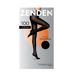 955_12_MICROFIBER_100_p.3_N Колготки женские  100 ден черн, Zenden