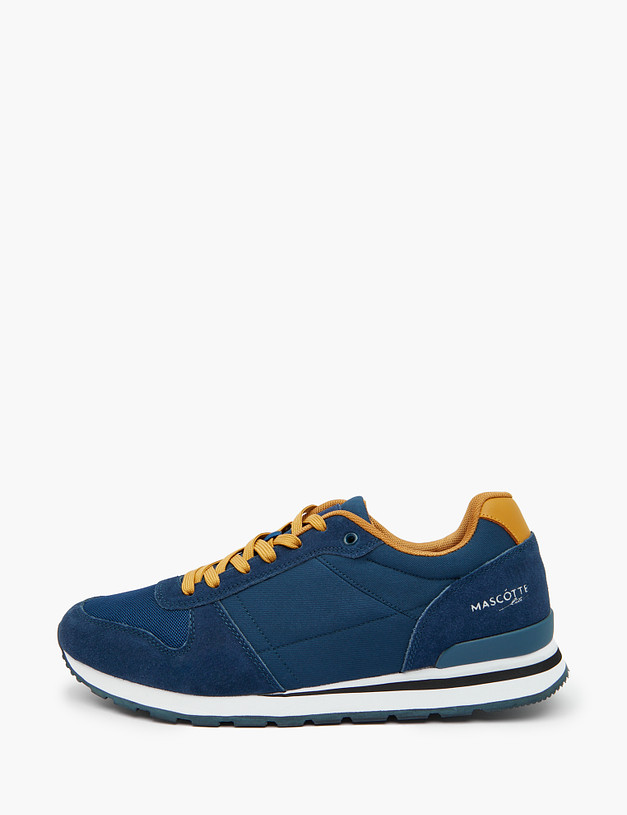 Синие мужские кроссовки MASCOTTE 64-311021-0203 | ракурс 2