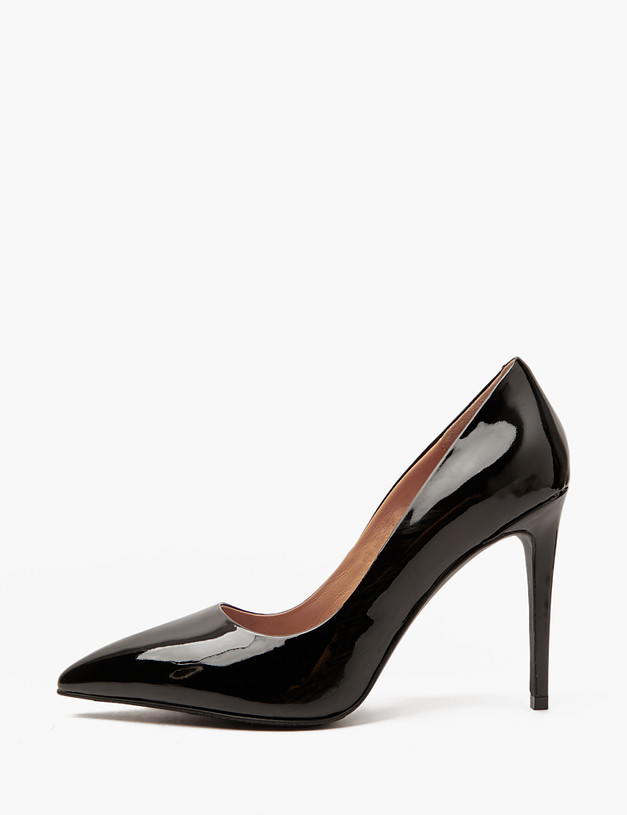 Черные лакированные женские туфли MASCOTTE 100-410911-0702 | ракурс 1