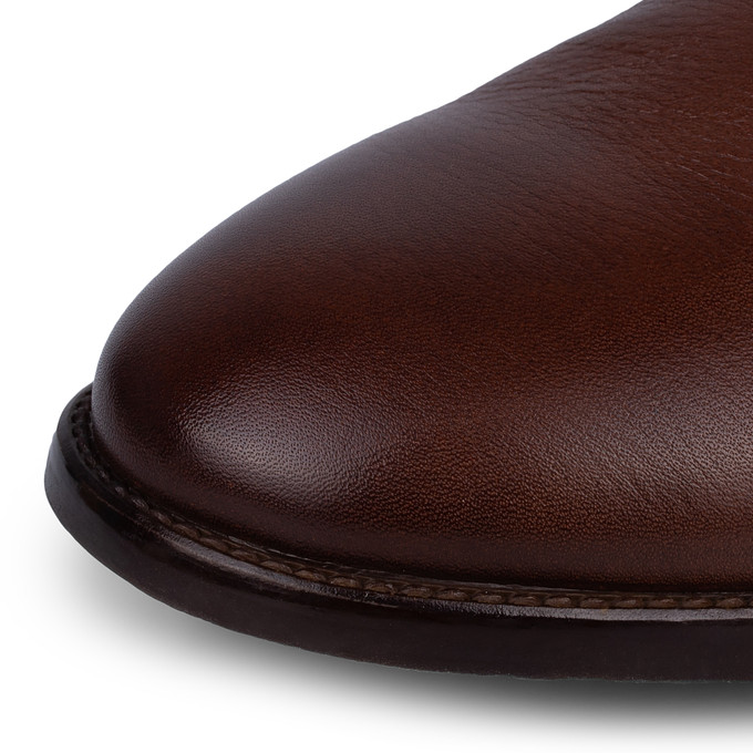 Коричневые кожаные мужские классические туфли «Саламандер»