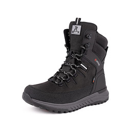U0171-00 Ботинки для активного отдыха мужские и.кожа-нат.кожа/шерсть-текстиль черн, Rieker