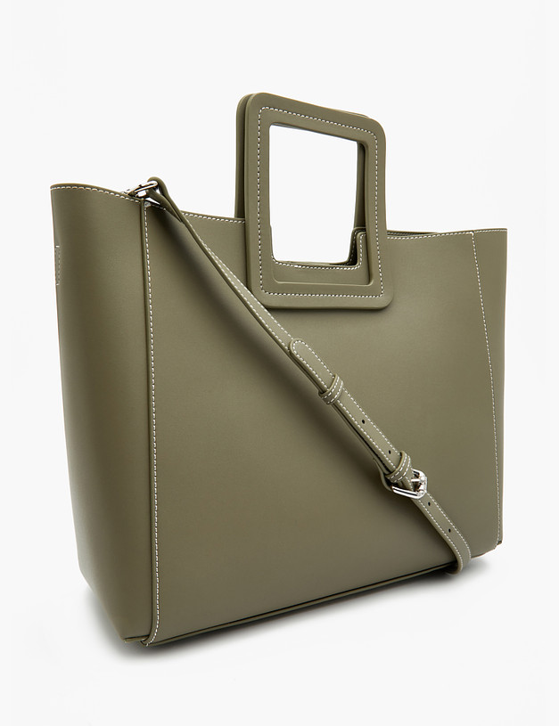 Зеленая женская сумка-тоут MASCOTTE 660-2113-604 | ракурс 3