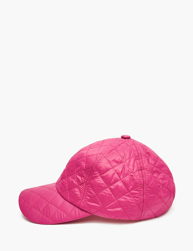 Розовая стеганая кепка MASCOTTE 746-2202-2406 | ракурс 2