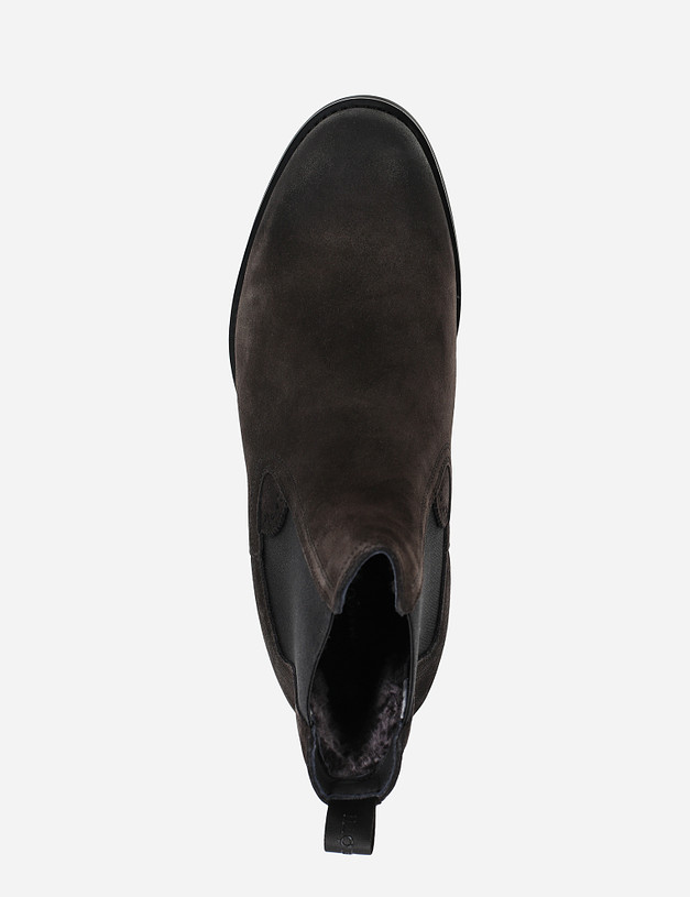 Серые мужские ботинки челси MASCOTTE 128-120336-0210 | ракурс 4