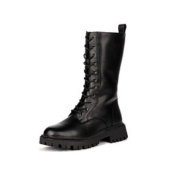 77-32WA-868VN Полусапоги женские кож.спилок/шерсть-и.мех черн, Zenden