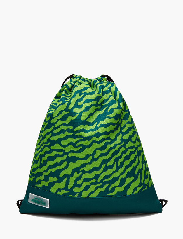 Зеленая сумка для сменной обуви MASCOTTE 877-4105-214 | ракурс 1