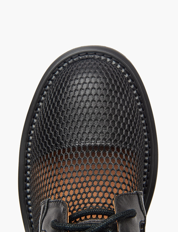 Черные женские сетчатые ботинки MASCOTTE 233-4124312-0202 | ракурс 6