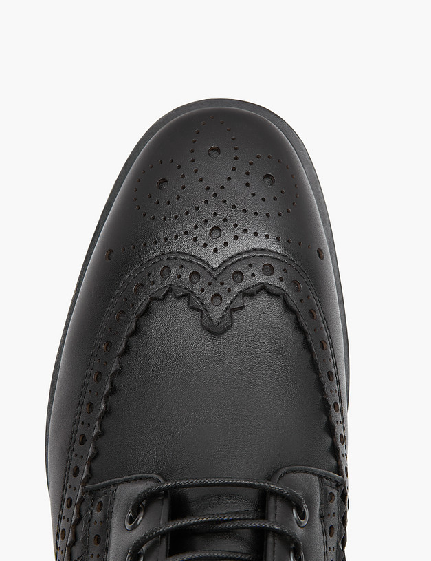 Черные мужские зимние ботинки MASCOTTE 22-3290232-8100M | ракурс 4