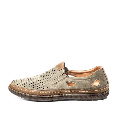 Туфли летние мужские MUNZ Shoes 188-21MV-029GS, цвет хаки, размер ONE SIZE - фото 1