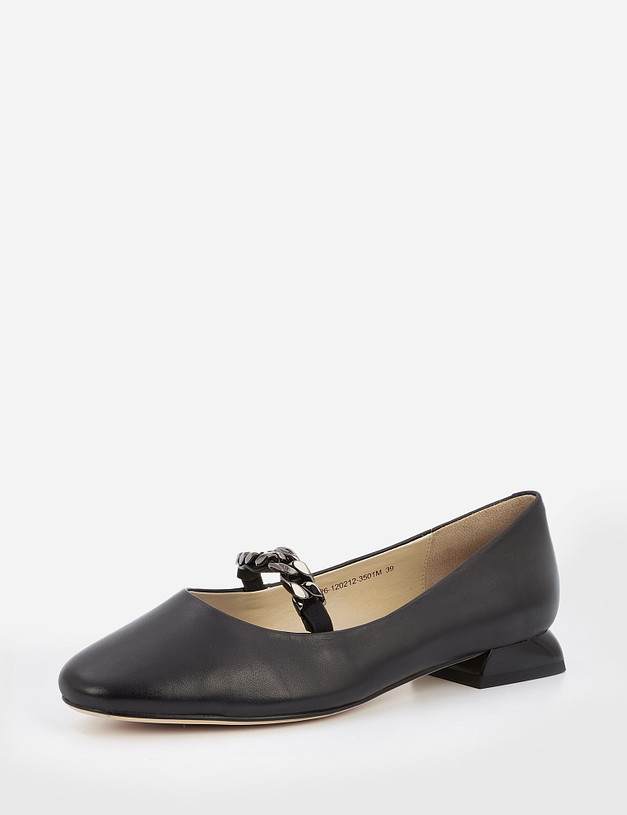 Черные женские туфли MASCOTTE 126-120212-3501M | ракурс 3