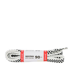 YU-41-90_003 Шнурки для обуви бел-черн, Pulse