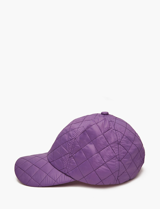 Фиолетовая стеганая кепка MASCOTTE 746-2202-2407 | ракурс 3