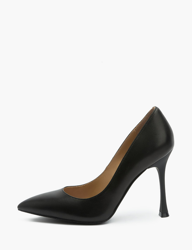 Черные кожаные женские туфли MASCOTTE 172-318711-3501M | ракурс 1