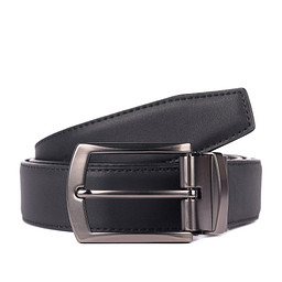 DO-42RMC-018P Ремень муж. кож.спилок черн-корич, Zenden