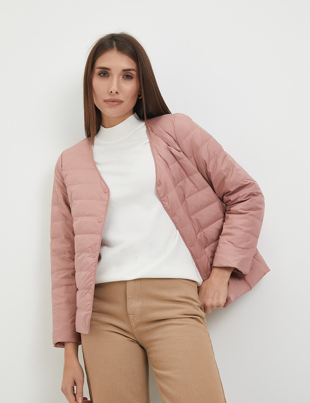 Розовая женская куртка MASCOTTE 234-3311-2406 | ракурс 2