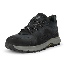 333-52MZ-009NN Полуботинки для активного отдыха мужские нубук/шерсть-и.мех серый, Quattrocomforto