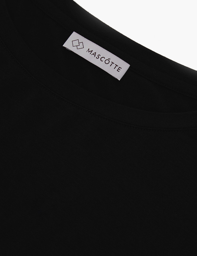 Черная женская футболка MASCOTTE 852-4102-7602 | ракурс 7