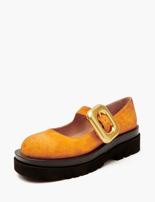 Оранжевые женские туфли Мэри Джейн MASCOTTE 47-4126311-4641M | ракурс 2