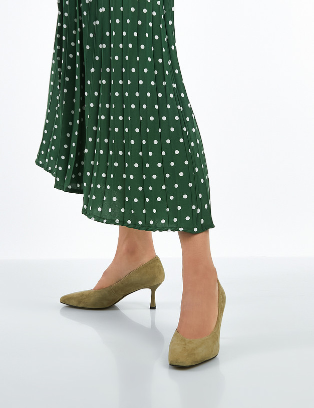 Зеленые женские туфли MASCOTTE 100-2143414-4601M | ракурс 1
