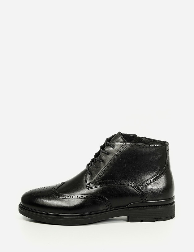 Черные мужские ботинки MASCOTTE 104-1215134-3128M | ракурс 2