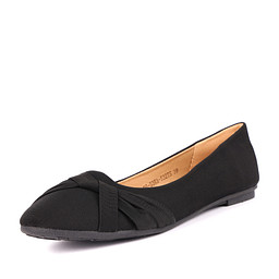 26-33WA-532TS Туфли женские текстиль/и.кожа черн, INSTREET